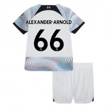 Liverpool Alexander-Arnold #66 Bortedraktsett Barn 2022-23 Kortermet (+ korte bukser)